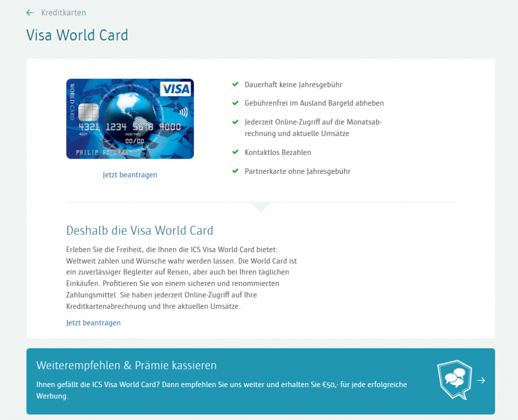Ics Visa World Card Limit Erhöhen ICS Visa World Card » Testbericht und Erfahrungen 03/2023